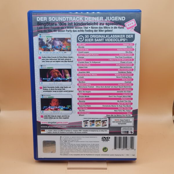 Singstar 80s - Sony Playstation 2 - PS2 - CiB - PAL – Bild 2