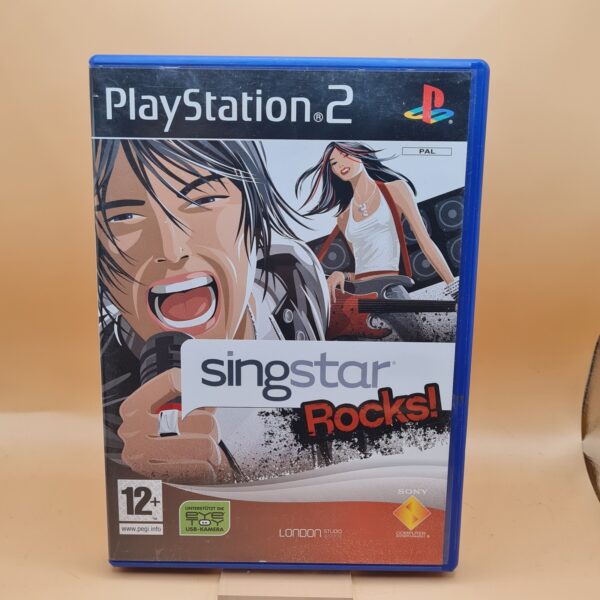 SingStar Rocks!- Sony Playstation 2 - PS2 - CiB - PAL