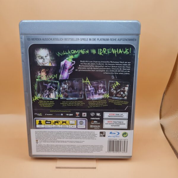 BATMAN ARKHAM ASYLUM | PLATINUM | PLAYSTATION 3 | PS3 | OVP – Bild 2