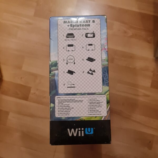 Nintendo Wii U Mario Kart 8 / Splatoon Premium Pack 32GB Schwarz Spielekonsole – Bild 3