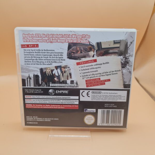 Unsolved Crimes Tatort New York für Nintendo DS, DS Lite, DSi XL, 3DS – Bild 2