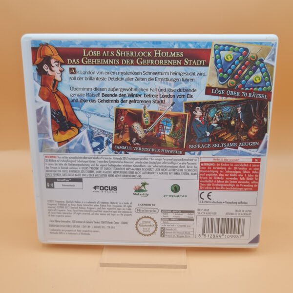 Nintendo 3DS Sherlock Holmes Geheimnis der gefrorenen Stadt OVP – Bild 2