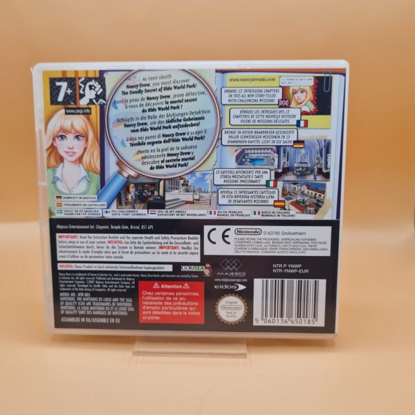 Nintendo DS ! NANCY DREW The Deadly Secret of Olde World Park – Bild 2