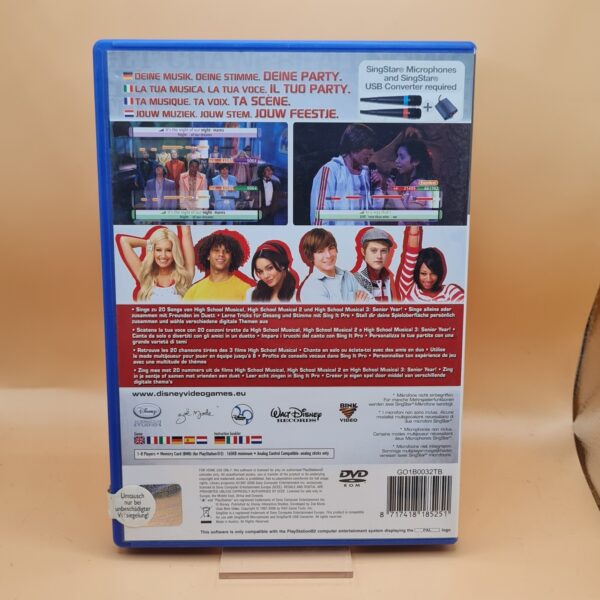SingStar Disney Sing It High School Musical 3 PS 2 Sony CIB PAL – Bild 2