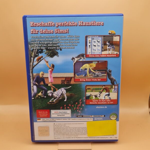 PS2 / Sony Playstation 2 Spiel - Die Sims 2: Haustiere / Pets mit OVP – Bild 2