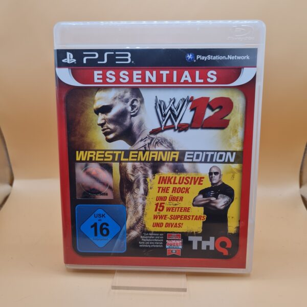 WWE '12 WRESTLEMANIA EDITION PS3 PLAYSTATION 3