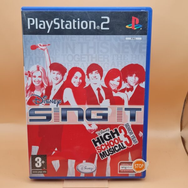 SingStar Disney Sing It High School Musical 3 PS 2 Sony CIB PAL