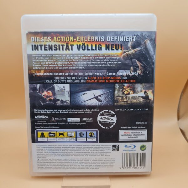 Call of Duty: World At War (Sony PlayStation 3, 2008) PS3 – Bild 2
