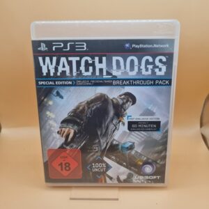 WATCH DOGS + ANLEITUNG SONY PLAYSTATION 3 PAL KOMPLETT OVP CIB PS3