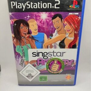 Sony PlayStation 2 PS2 Musik Spiel - Singstar Anthems - mit Anleitung