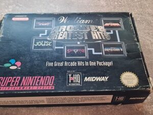 NINTENDO SNES - WILLIAMS ARCADE´S GREATEST HITS  - OVP - PAL