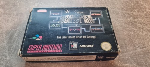 NINTENDO SNES - WILLIAMS ARCADE“S GREATEST HITS - OVP - PAL