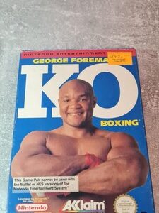 NES George Foreman's KO Boxing mit OVP und Anleitung