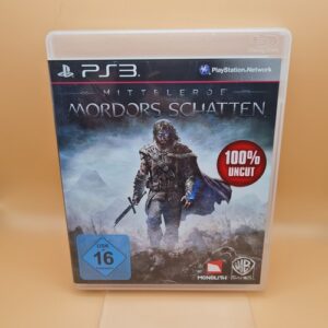 Mittelerde Mordors Schatten mit Anleitung und OVP fuer Playstation 3 PS3
