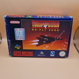 SNES Super Nintendo Turn and Burn No-Fly Zone mit OVP UKV