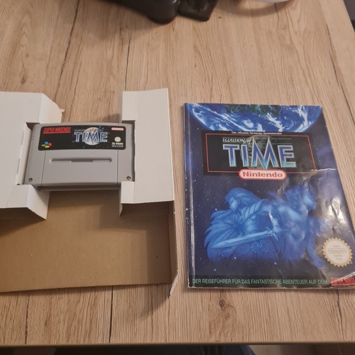 Big Box SNES SPIEL Super Nintendo Illusion of Time OVP Spieleberater – Bild 37