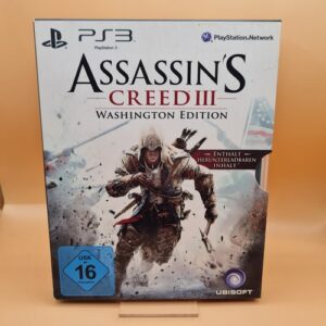 Assassin's Creed III Washington Edition - PS3 (Sony PlayStation 3, 2013)
