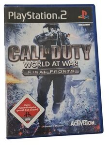 CALL OF DUTY WORLD AT WAR FINAL FRONTS SONY PS2