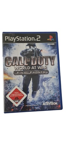 CALL OF DUTY WORLD AT WAR FINAL FRONTS SONY PS2