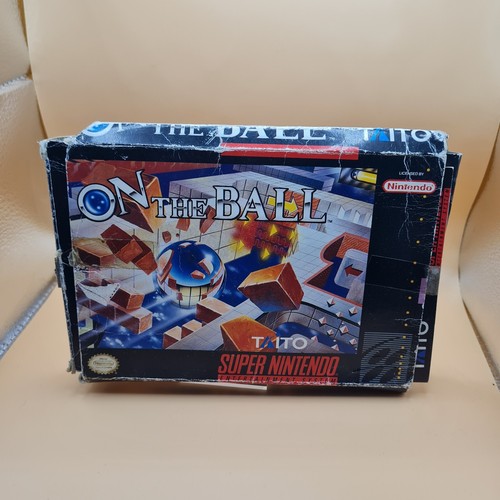ON THE BALL SUPER NINTENDO (SNES) NTSC-USA (COMPLETE)