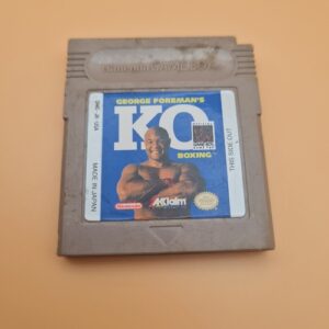 George foreman's KO boxing nintendo game boy (USA) .
