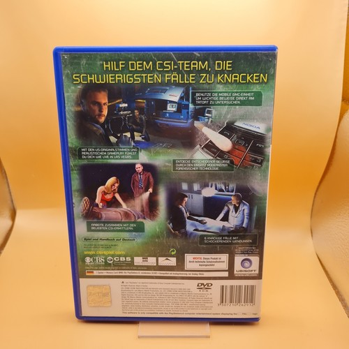 CSI: Mord in 3 Dimensionen | Sony Playstation 2 PS2 | OVP PAL Ubisoft 2007 – Bild 2
