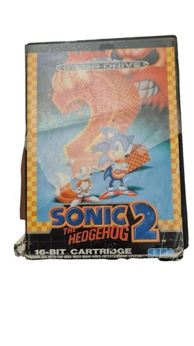 Sonic the Hedgehog 2 Sega Mega Drive ! Hülle Beschädigt MODUL PREIS