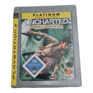 Uncharted Drakes Schicksal Platinum mit Anleitung und OVP fuer Playstation 3 PS3