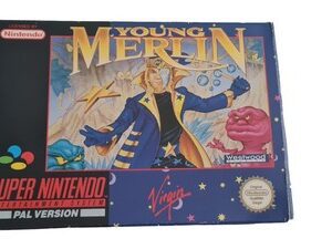 Young Merlin In OVP Super Nintendo SNES