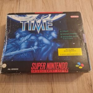 Big Box SNES SPIEL Super Nintendo Illusion of Time OVP Spieleberater