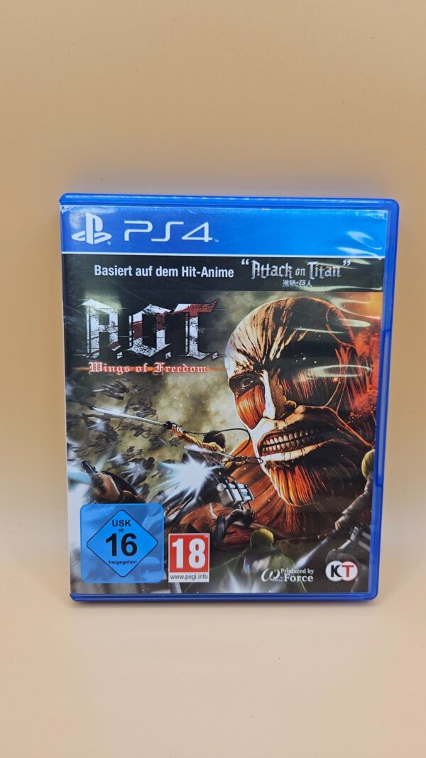 A.O.T. Wings Of Freedom (Sony PlayStation 4, 2016) - Ps4 - Attack on Titan - AOT