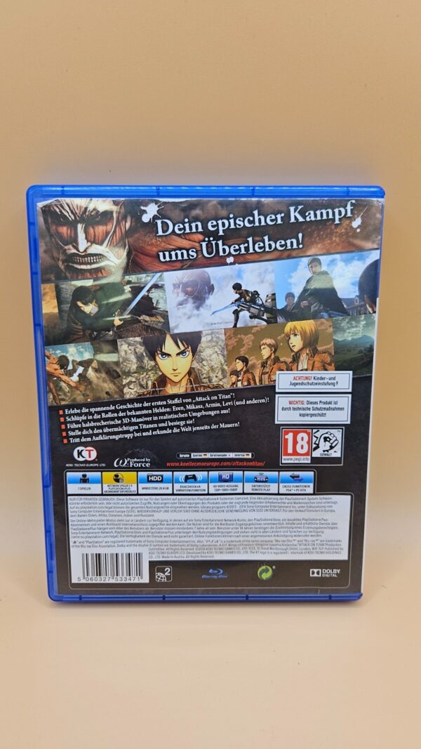 A.O.T. Wings Of Freedom (Sony PlayStation 4, 2016) - Ps4 - Attack on Titan - AOT – Bild 2