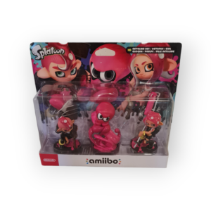 Amiibo Splatoon Oktoling-Mädchen, Oktoling-Junge, Oktoling-Oktopus 3er Set