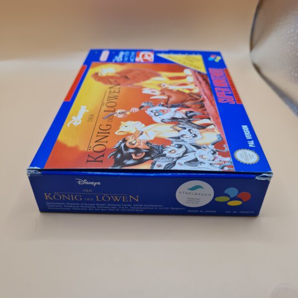 SNES Super Nintendo Disneys Der König der Löwen mit OVP und Anleitung – Bild 4