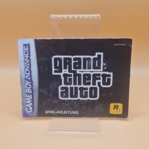 Grand Theft Auto - Anleitung  Nintendo Gameboy Advance Kein Spiel !