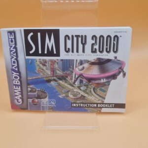 Nintendo Game Boy Advance Sim City 2000  Anleitung Ohne Spiel !