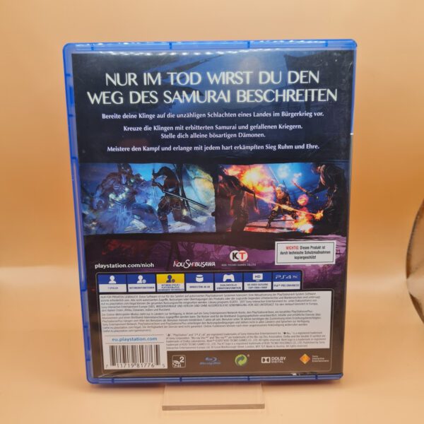 Nioh Sony Playstation 4 PS4 Spiel CIB – Bild 2
