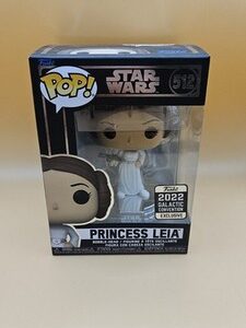 Princess Leia - Funko POP! #512 Star Wars Figur 2022 Galactic Convention - NEU