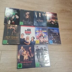 11 DVDs Serien Konvolut Paket Vampier Diaries, Big Bang Theorie , Twillight