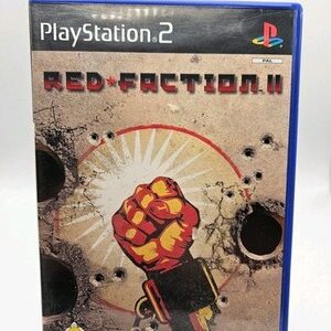 RED FACTION II, THQ/Sony 2002 PLAYSTATION 2 PS2 VIDEOSPIEL