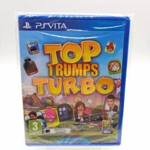 Top Trumps Turbo NEW  PAL Sony Playstation PSV  Pop Stars Moviies PS Vita