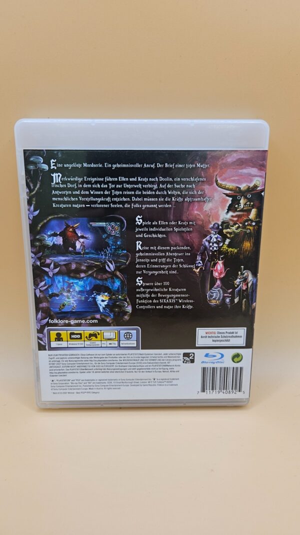 Folklore Sony PlayStation 3 PS3 gebraucht in OVP – Bild 2