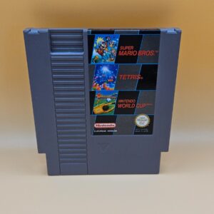 Super Mario Bros Tetris Nintendo World Cup Spiel NES 3 in 1