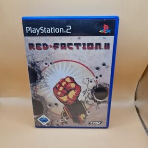 RED FACTION II, THQ/Sony 2002 PLAYSTATION 2 PS2 VIDEOSPIEL