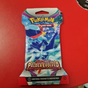 Pokémon Paldea Evolved Sleeved Booster EN Neu OVP TCG Pack Englisch