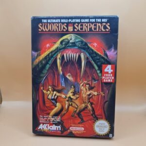 Nintendo NES Swords and Serpents  mit OVP und Anleitung