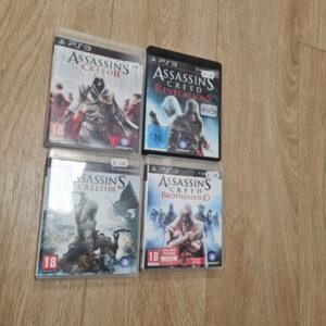 Sony Playstation 3 Ps3 4x Spiele Set Bundle Konvolut Assassins Creed