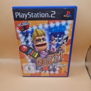 Playstation 2 Spiel: Buzz! Das Pop Quiz (Ps2), inkl. Anleitung