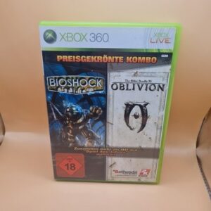 BIOSHOCK & THE ELDER SCROLLS 4 OBLIVION  MICROSOFT XBOX 360