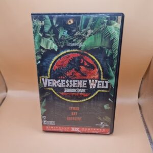 VHS Video Film Vergessene Welt Jurassic Park Etwas hat überlebt Steven Spielberg